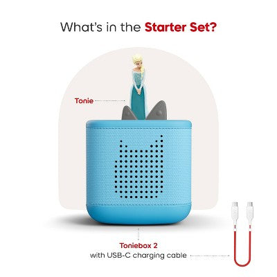 tonies Disney Frozen Toniebox 2 Starter Set - Sky Blue