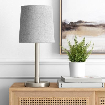 Small Montreal Wren Lamp Shade Natural - Threshold: Textured Drum Shade, Polyester & Cotton Weave, No Assembly Required
