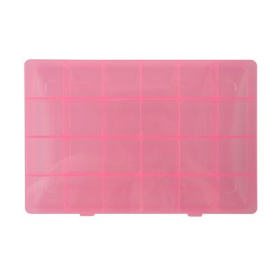Cook With Color Snack Box with Adjustable Dividers Pink