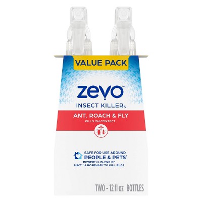Zevo Ant, Roach, Fly Multi-Insect Trigger Spray - 12 fl oz/2ct