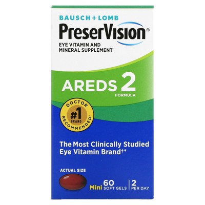 PreserVision AREDS 2 Formula, 60 Mini Soft Gels