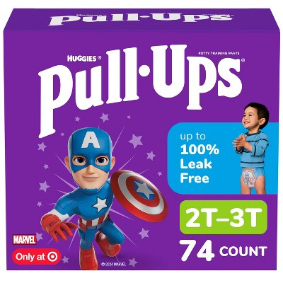 Pull-Ups Boys' Learning Designs Training Pants Giga Pack - Size 2T-3T - 74ct