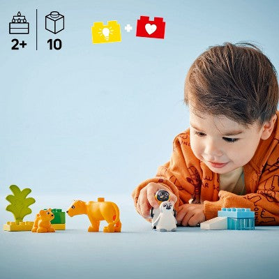 LEGO DUPLO Town Wild Animal Families Penguins & Lions 10442