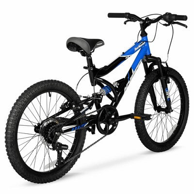 Hyper 20" Full Suspension Bear Mountain Bike - Black/Blue (LOCAL PICKUP ONLY)