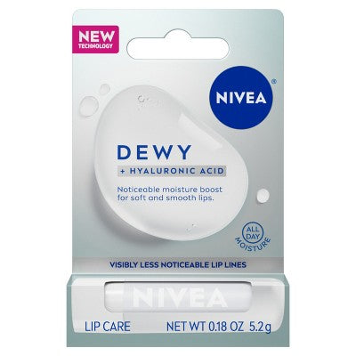 NIVEA Hyaluronic Dewy Lip Care Stick - 0.18oz