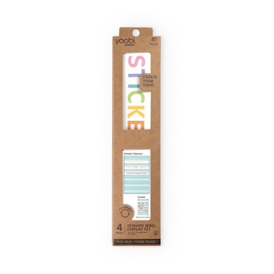 Yoobi Evolve Reward Wall Display Set Teal, Teacher Supplies