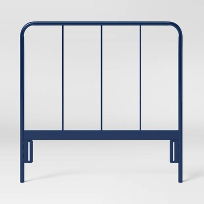 Twin Metal Kids' Headboard Navy - Pillowfort: Bed Frame Mounted, Curved Design, Twin Size, Powder-Coated Metal (LOCAL PICKUP ONLY)