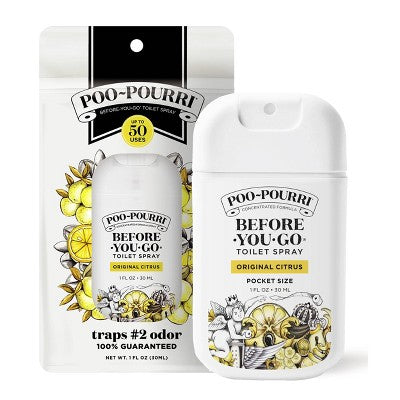 Poo-Pourri Pocket Spray Air Freshener - Original Citrus - 1 fl oz