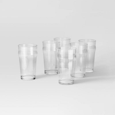 19oz 6pk Hutton Pint Glasses - Threshold