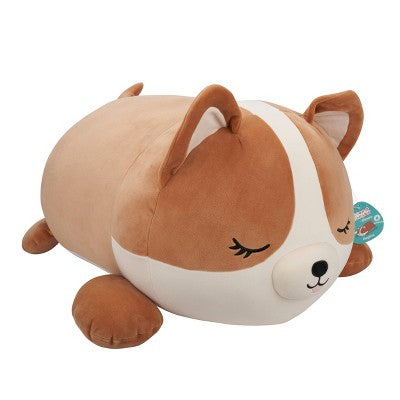 Squishmallows Jumbo Plush 30" Regina Corgi Sleepamallows Brown/White