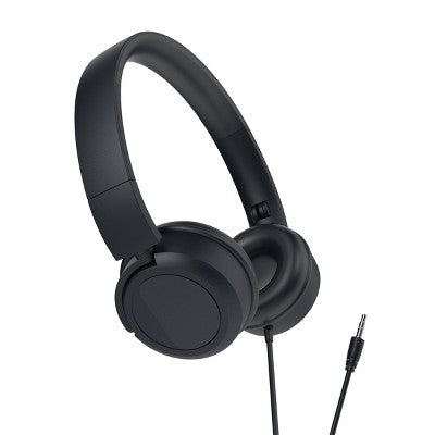Gems Wired Headphones - Black: On-Ear Foam Cushion 3.5mm Jack