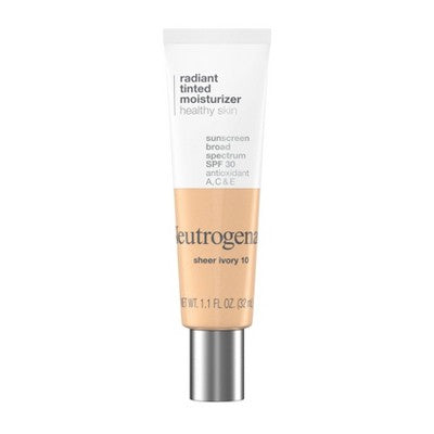 Neutrogena Healthy Skin Radiant Tinted Facial Lightweight Moisturizer with Vitamins A, C, & E, SPF 25 - Sheer Fair 20 - 1.1 fl oz