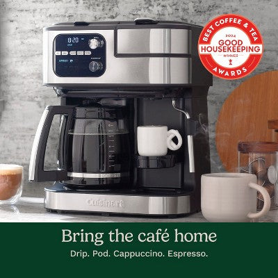 Cuisinart Coffee Center 12 Cup 4-in-1 Combination Espresso and Coffeemaker Stainless Steel (LOCAL PICKUP ONLY)