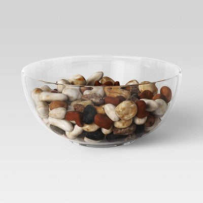 Mixed River Stone Pebbles Decorative Filler - Threshold (LOCAL PICKUP ONLY)