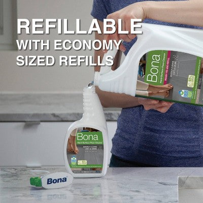 Bona Cleaning Products Multi-Surface Cleaner Spray + Mop All Purpose Floor Cleaner - Unscented - 32 fl oz
