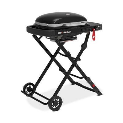 Weber 11000 btu Traveler Compact Portable Grill Model #1500460 Black (LOCAL PICKUP ONLY)