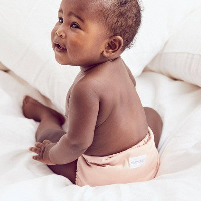 Esembly Cloth Diaper Outer Reusable Diaper Cover & Swim Diaper - Blush - Size 2