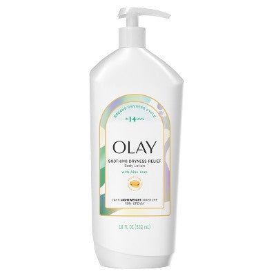 Olay Core Soothing Dryness Relief Aloe Vera Body Lotion - 18 fl oz