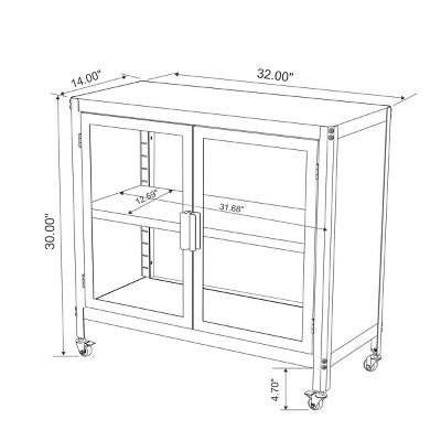 2 Door Metal Rolling Locker Storage Cabinet Chalk White - Room Essentials (LOCAL PICKUP ONLY)