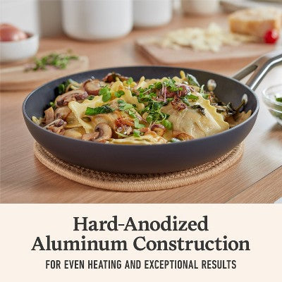 Calphalon 8pc Hard Anodized Aluminum Nonstick Cookware Set: Tempered Glass Lids, Dishwasher & Oven Safe (LOCAL PICKUP ONLY)