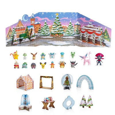 Pokemon Deluxe Holiday Calendar 2024 Battle Figure Pack