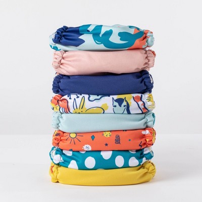 Esembly Cloth Diaper Outer Reusable Diaper Cover & Swim Diaper - Blush - Size 2