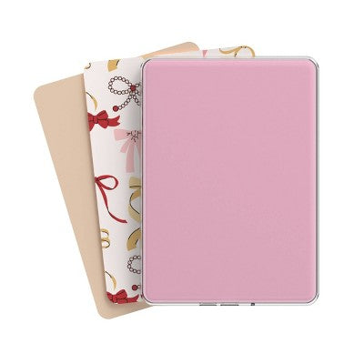 GEMS E-Reader 6.8" Clear Case - Bow Inserts: Abstract Pattern TPU Cover for Kindle Paperwhite