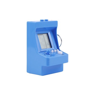 Vivitar Mini Arcade Game Keychain - Blue: Educational Handheld Game for Kids Age 6+