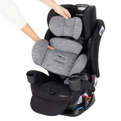 Evenflo All4Stages Slim Plus Canopy 4-in-1 Convertible Car Seat - Howell Black (LOCAL PICKUP ONLY)