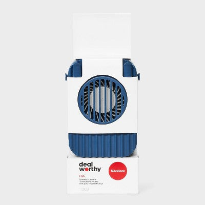 Necklace Fan Blue - Dealworthy