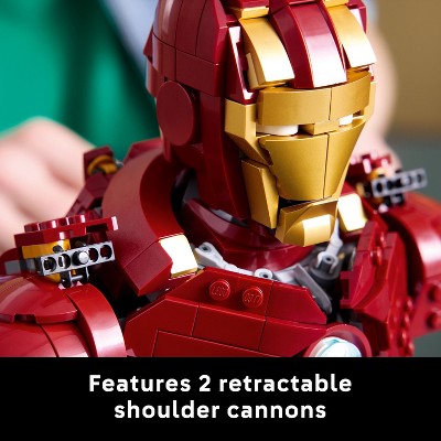 LEGO Marvel Iron Man MK4 Bust Building Kit for Adults 76327