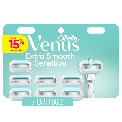 Venus Extra Smooth Sensitive Women's Razor Blade Refills - 7ct