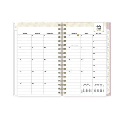 Day Designer 2024-25 Weekly/Monthly Planner 6.125"x3.625" Wirebound Ashley Cottage