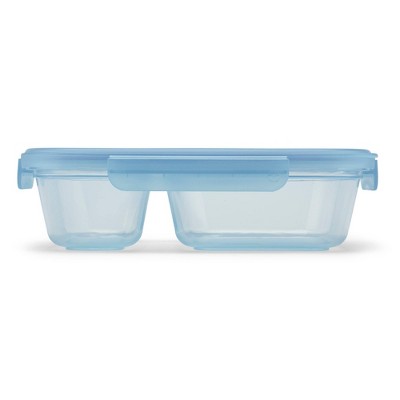 Ello 8pc Snap and Nest Snack Divided Food Storage Containers Blue