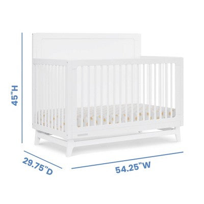 Delta Children Spencer 6-in-1 Convertible Crib - Greenguard Gold Certified - Bianca White (LOCAL PICKUP ONLY)