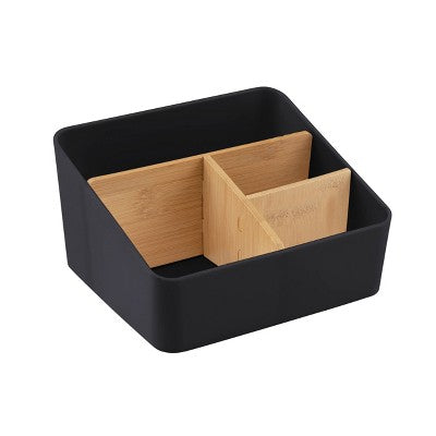 Thinkspace 4 Compartment Storage Black
