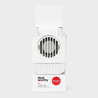 Necklace Fan White - Dealworthy