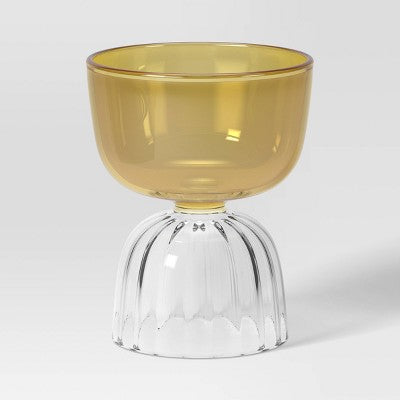 9.47oz Cocktail Glass Yellow - Threshold