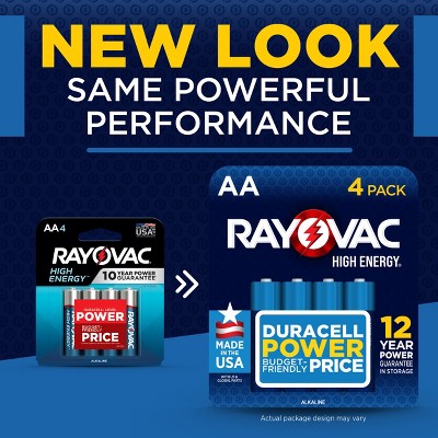 Rayovac High Energy AA Batteries 8pk - Alkaline Battery