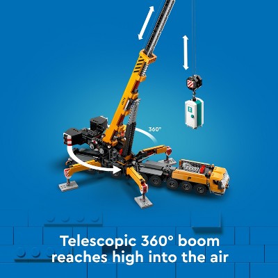 LEGO City Yellow Mobile Construction Crane Toy Set 60409