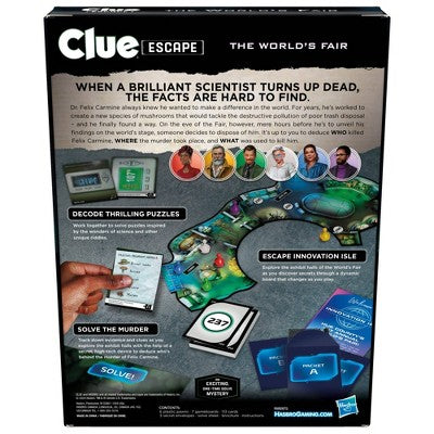 Hasbro Gaming Clue Escape The World's Fair Game