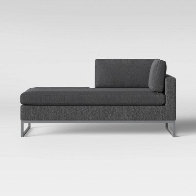 Howell 2pc Left Arm Patio Loveseat & Corner Chaise Lounge Chair Gray - Project 62 (LOCAL PICKUP ONLY)