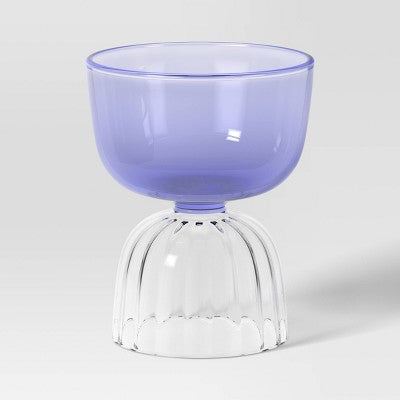 9.47oz Cocktail Glass Purple - Threshold