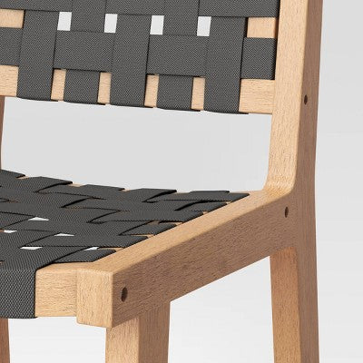 Colton 2pk Bar Height Strapping Dining Chairs - Threshold designed with Studio McGee (LOCAL PICKUP ONLY)