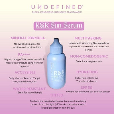 Undefined R&R Sun Serum - SPF 50 - 1.7 fl oz