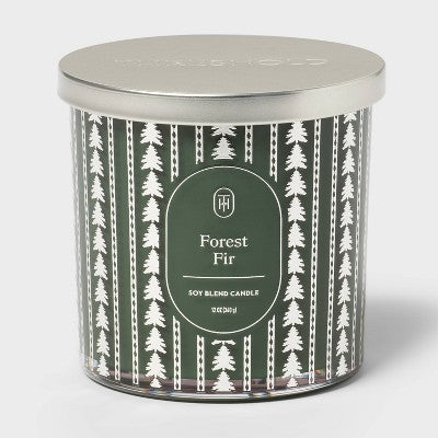 Lidded Forest Fir Jar Candle12oz - Threshold