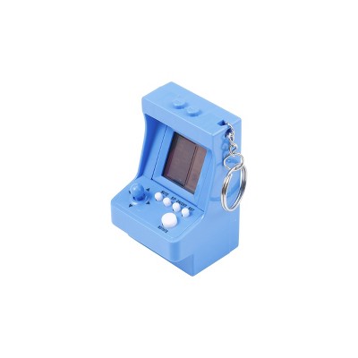 Vivitar Mini Arcade Game Keychain - Blue: Educational Handheld Game for Kids Age 6+