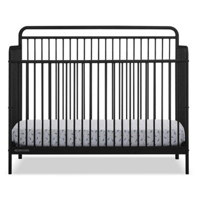 Delta Children Hayden 5-in-1 Convertible Metal Crib - Matte Black (LOCAL PICKUP ONLY)
