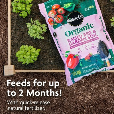 Miracle-Gro Organic Raised Bed and Garden Soil 1 cu. ft. (LOCAL PICKUP ONLY)
