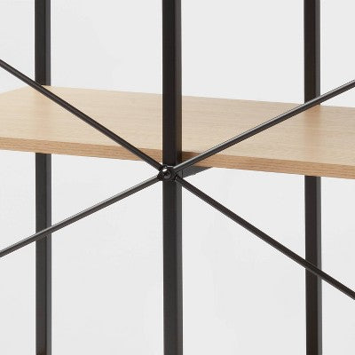 11" 4 Cube Storage Shelves - Brightroom: Modular Storage Furniture, Anti-Tip, Paper Laminate, Powder-Coated Steel (LOCAL PICKUP ONLY)